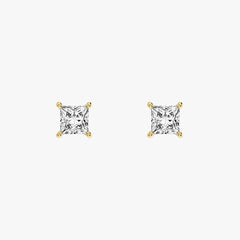 L.DIA 0.3ct 프린세스 옐로우 골드 귀걸이