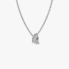 L.DIA 0.5ct 페어 화이트 골드 목걸이