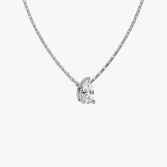 L.DIA 0.5ct 페어 화이트 골드 목걸이