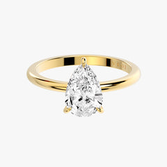 클래식 페어 옐로우 골드 링