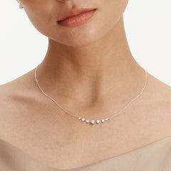 링크 테니스 옐로우 골드 목걸이