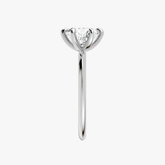 시그니처 라운드 브릴리언트 화이트 골드 링