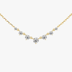 링크 테니스 옐로우 골드 목걸이