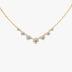 링크 테니스 옐로우 골드 목걸이