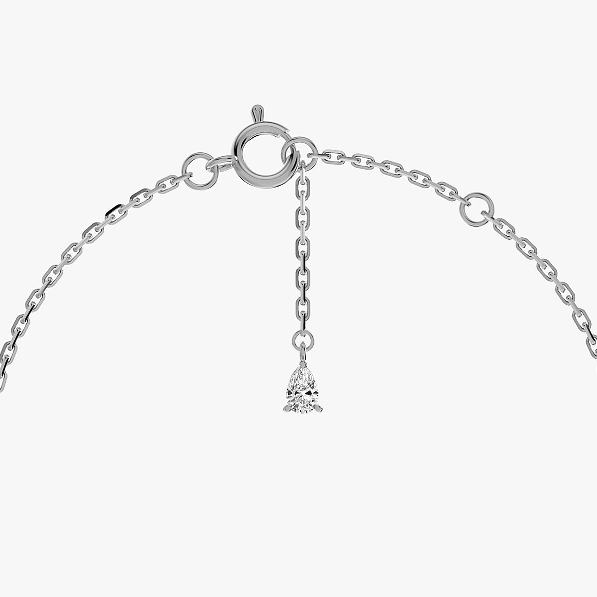 L.DIA 0.3ct 페어 화이트 골드 팔찌