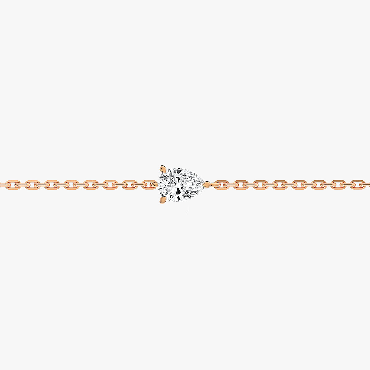 L.DIA 0.3ct 페어 로즈 골드 팔찌